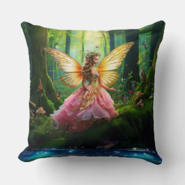 森の魔法の妖精 クッション