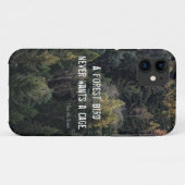 森の鳥はかごのデザイン Case-Mate iPhoneケース (裏面(横))