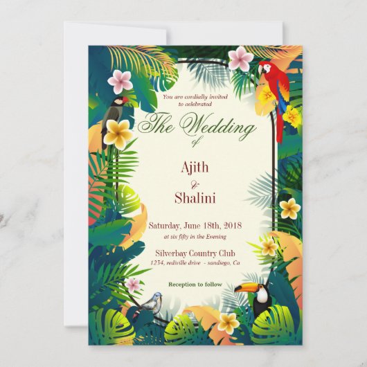 森の鳥を呼び出すカード (正面)