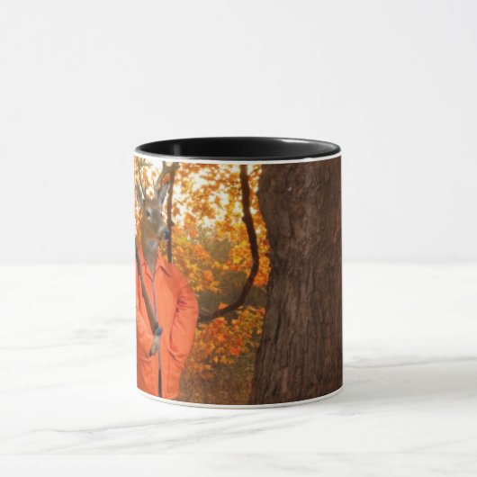 森の鹿の猟師 マグカップ (中央)