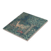 森の鹿ウィリアム・モリス タイル (側面)