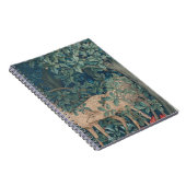 森の鹿ウィリアム・モリス ノートブック (右側)