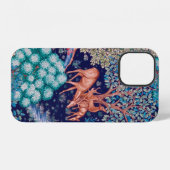 森の鹿 ウィリアム・モリス iPhoneケース (裏面横)