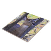 森の鹿 タイル (側面)