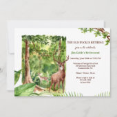 森の鹿 招待状 (正面)