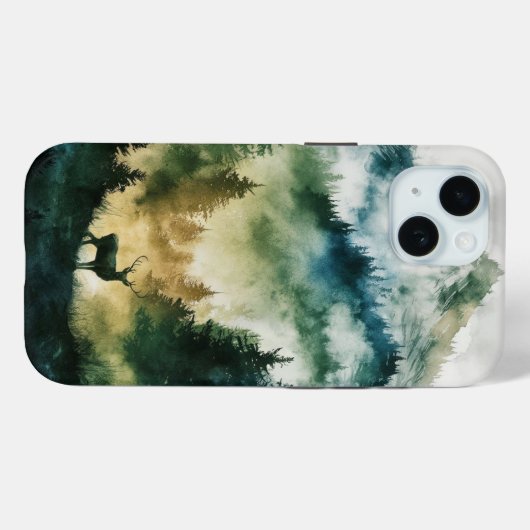 森の鹿 Case-Mate iPhoneケース (裏面 (横))