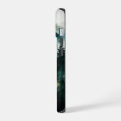 森の鹿 iPhone 15ケース (左側面)