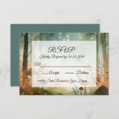 森の黄昏のささやき 出欠カード (正面/裏面)