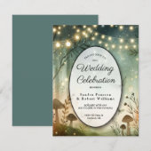 森の黄昏のささやき 招待状 (正面/裏面)