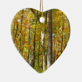 森の黄色葉い紅葉 セラミックオーナメント (右)