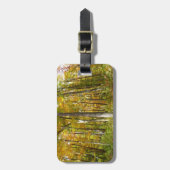 森の黄色葉い紅葉 ラゲッジタグ (正面縦)