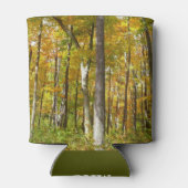 森の黄色葉い紅葉 缶クーラー (裏面)