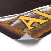 森の黒熊 – アラスカ，シトカ ポスター (角)