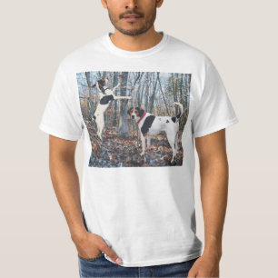森のTシャツのTreeingの歩行者のCoonhounds Tシャツ