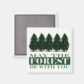 森は磁石と一緒おもしろいに マグネット (正面/裏面)