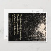 森は美しく暗く深いが… ポストカード (正面/裏面)