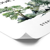 森は魂を養う場所に住む ポスター (角)