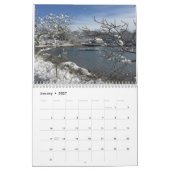 森は2018年の写真のカレンダーに穴をあけます カレンダー (1月 2027)