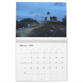 森は2018年の写真のカレンダーに穴をあけます カレンダー (2月 2027)