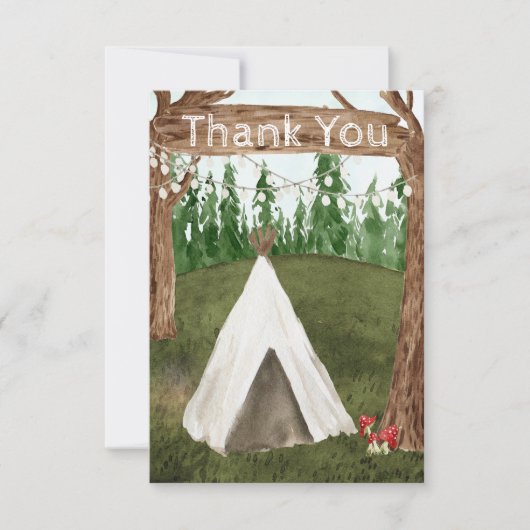 森への感謝カード 出欠カード (正面)