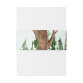 森への招待 腹巻バンド 招待状ベリーバンド (裏面例)