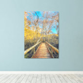 森への橋 キャンバスプリント (インサイチュ (ウッドフロア))