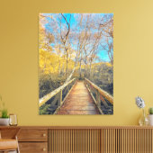 森への橋 キャンバスプリント (インサイチュ (リビング))