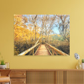 森への橋 キャンバスプリント (インサイチュ (リビング))