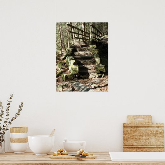 森への階段 ポスター (キッチン)