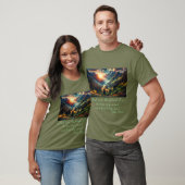 "...森へ行く..." ジョン・ミュアの引用 メンズ Tシャツ (ユニセックス)