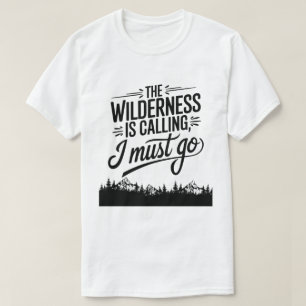 森へ行く 自然愛好家 ハイキング 引用 Tシャツ