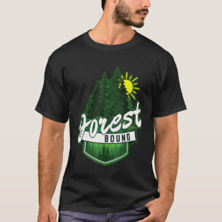 森へ行こう ハイキング キャンプ アウトドア 2 Tシャツ