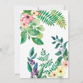 森や森の植物に関する児童書 招待状 (裏面)