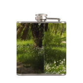 森よくはしゃぐの愛嬌のある漫画犬の学生 フラスク (裏面)