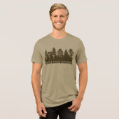 森を守れ Tシャツ (正面全面)