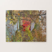 森を抜けた小道 ジグソーパズル (横)