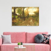森を抜ける道 キャンバスプリント (インサイチュ (リビング))