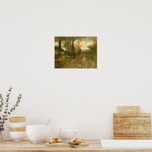 森を抜ける道 ポスター (キッチン)