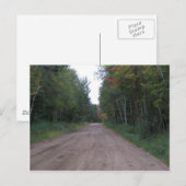 森を抜ける道 ポストカード (正面/裏面)