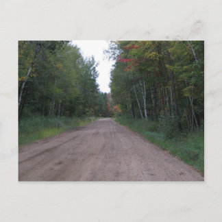 森を抜ける道 ポストカード
