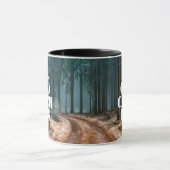 森を掘り出してトレイルのジオカチャーギフトに行こう マグカップ (中央)