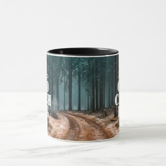 森を掘り出してトレイルのジオカチャーギフトに行こう マグカップ (中央)