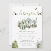 森を明らかにする性別の冒険 招待状 (正面)