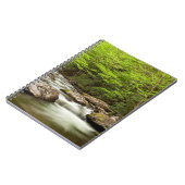 森を真っ直ぐに流れるフォーク ノートブック (左側)