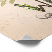 森を通って川を渡る16x20ウッドランドプリント ポスター (角)