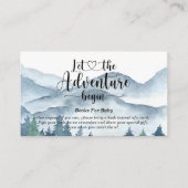 森アドベンチャーウォーターカラーベビー エンクロージャーカード (正面)