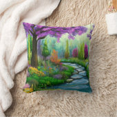 森インスパイアの風景 クッション (ブランケット)