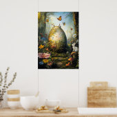 森イースターの卵ファンタジーポスター ポスター (キッチン)