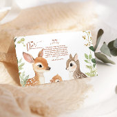 森ウッドランドOh鹿の本ベビー エンクロージャーカード