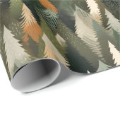 森エレガントの松の模様 ラッピングペーパー (ロールコーナー)